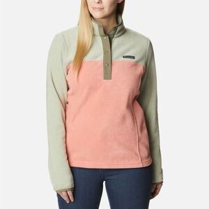 Columbia NWT Women’s Benton Springs Half Snap Fleece Pullover Size XXL